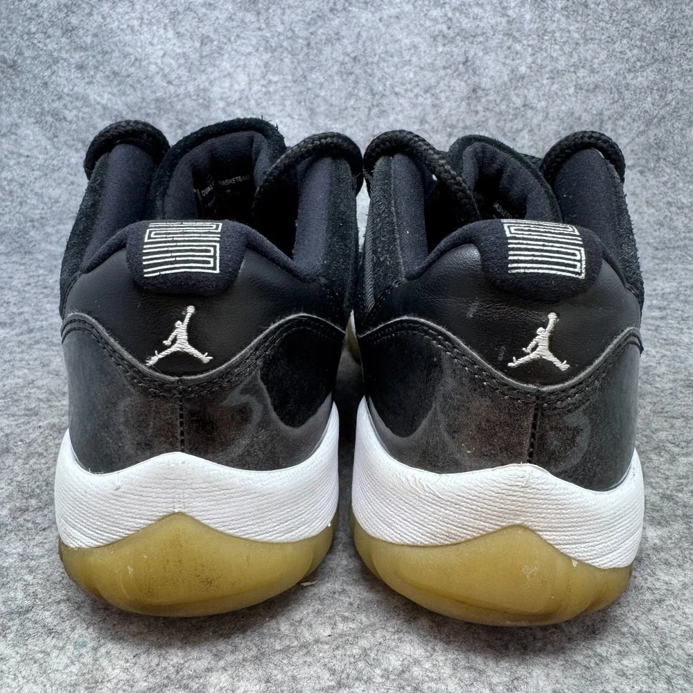 Nike Air Jordan 11 Low Barons Mens Shoes Size 9 528895-010 OG XI Retro 72 Black